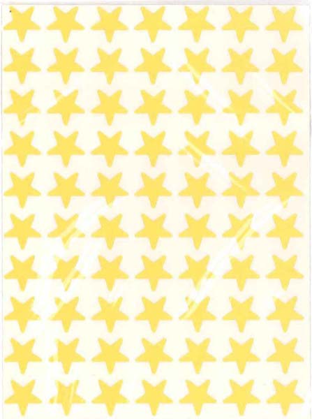 Yellow Star Stickers (280) from Accelerated Christian Education