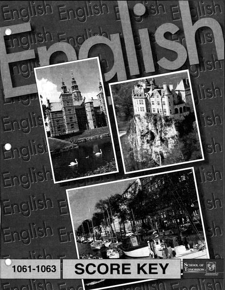 English IV Key 1139-1141 from Accelerated Christian Education