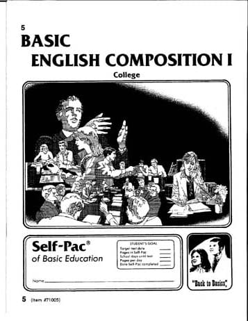 English Composition I Unit 7 from Accelerated Christian Education