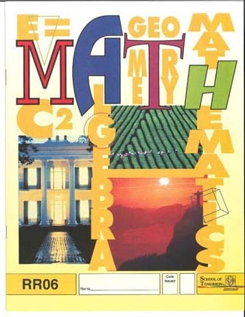 Reading Readiness Math Pace 10 from Accelerated Christian Education