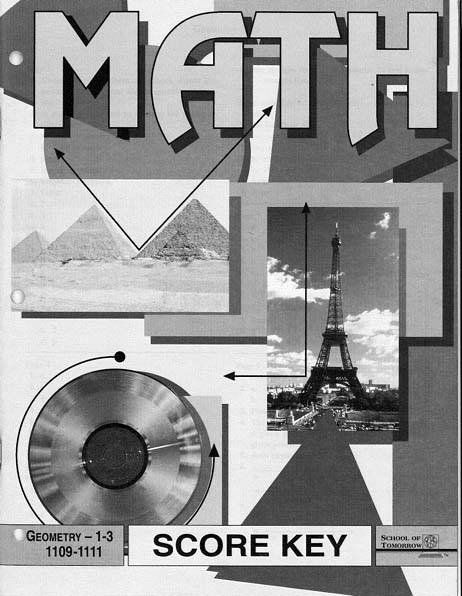 Geometry Key 1109-11 from Accelerated Christian Education