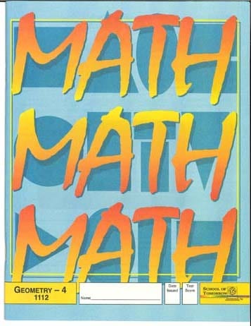 Geometry Unit 8 (Pace 1116) from Accelerated Christian Education