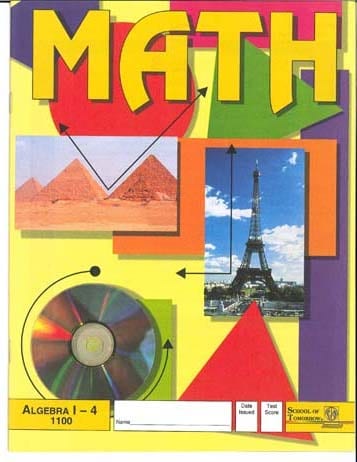 Algebra I Unit 7 (Pace 1103) from Accelerated Christian Education