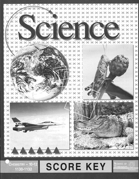 Chemistry 3rd Edition Key 1124-1126 from Accelerated Christian Education