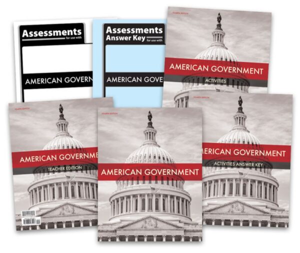 12th Grade American Government Textbook Kit, 4th Edition from BJU Press