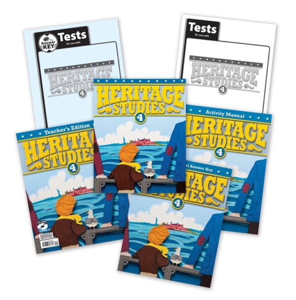 4th Grade Heritage Studies Textbook Kit, 3rd Edition from BJU Press