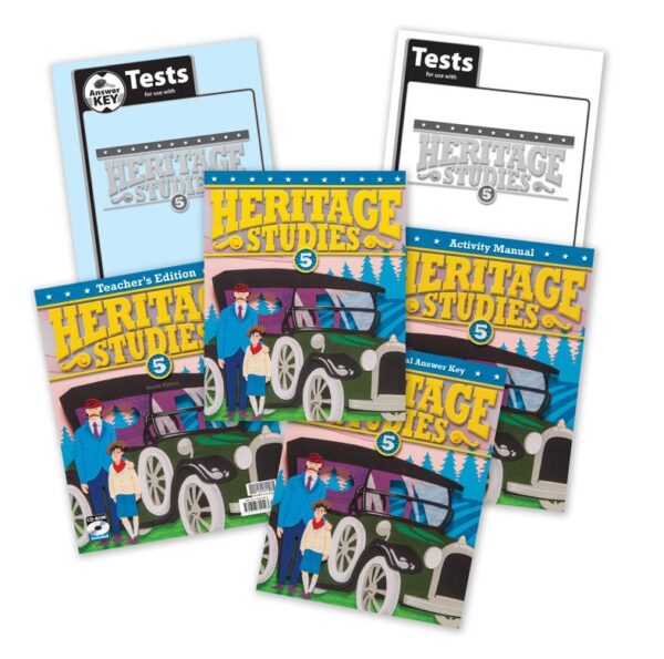 5th Grade Heritage Studies Textbook Kit, 4th Edition from BJU Press