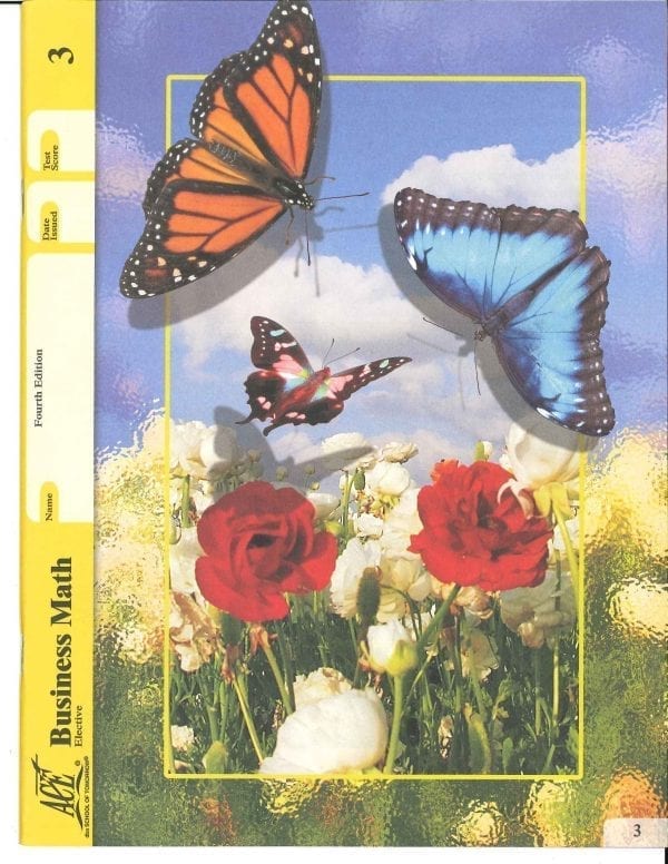 Business Math Book 3 from Accelerated Christian Education