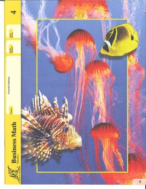 Business Math Book 4 from Accelerated Christian Education