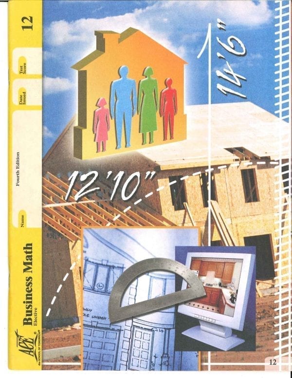 Business Math Book 12 from Accelerated Christian Education