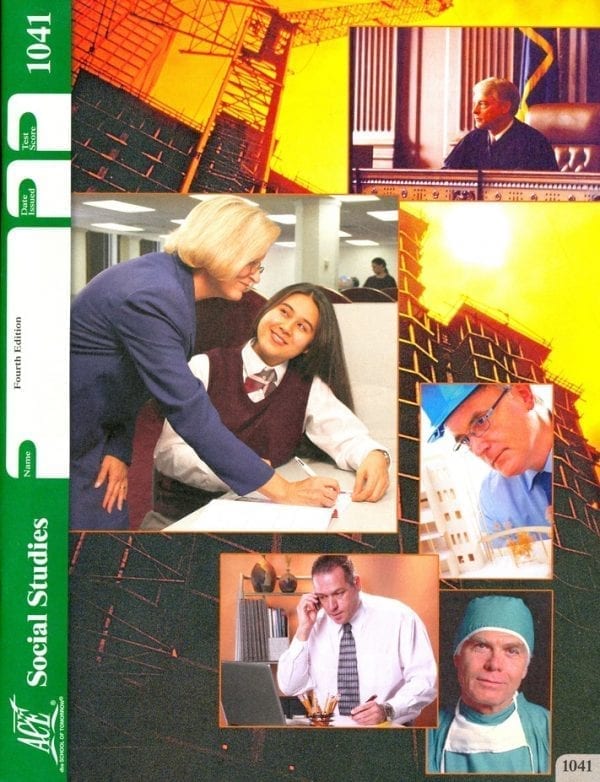 4th Grade Social Studies Pace 1041 by Accelerated Christian Education ACE