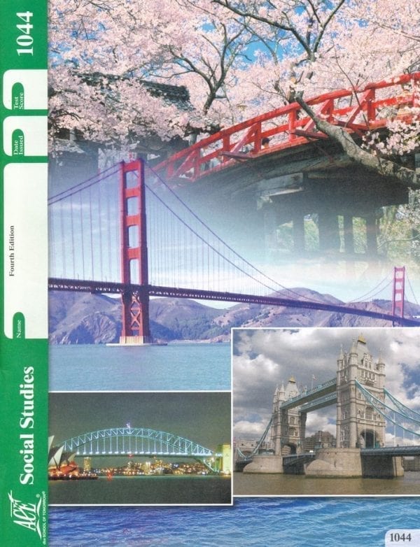 4th Grade Social Studies Pace 1044 by Accelerated Christian Education ACE