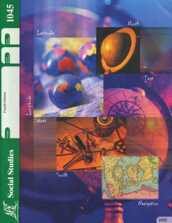 4th Grade Social Studies Pace 1045 by Accelerated Christian Education ACE