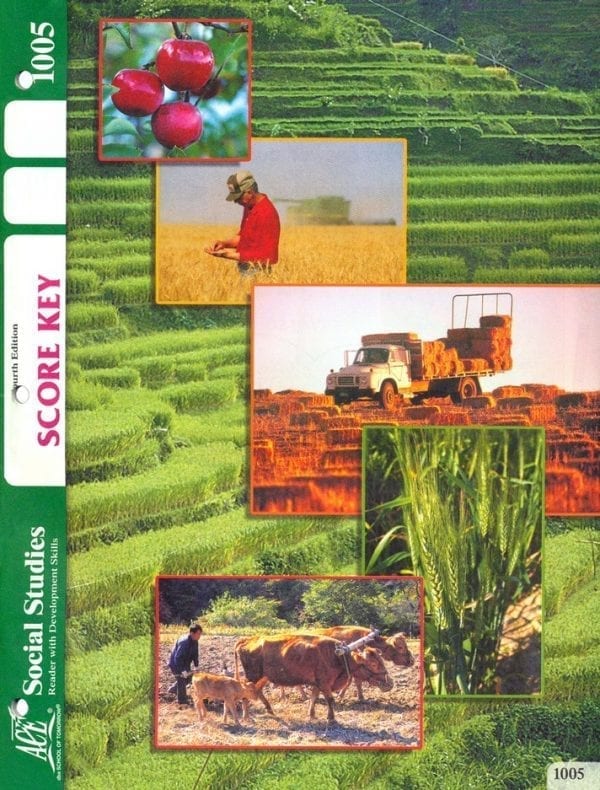 1st Grade Social Studies Answer Key 1005 by Accelerated Christian Education ACE