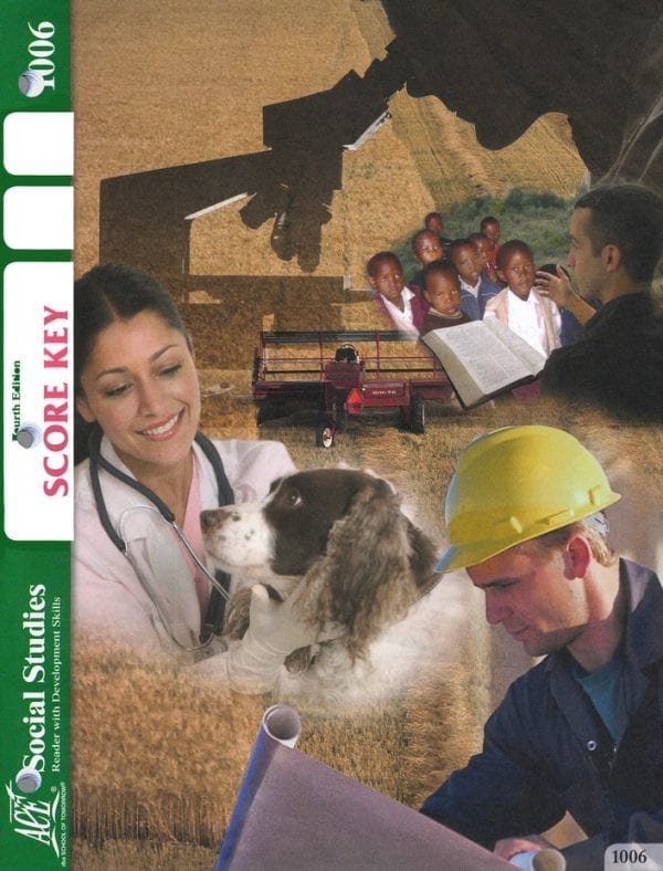 1st Grade Social Studies Answer Key 1006 by Accelerated Christian Education ACE
