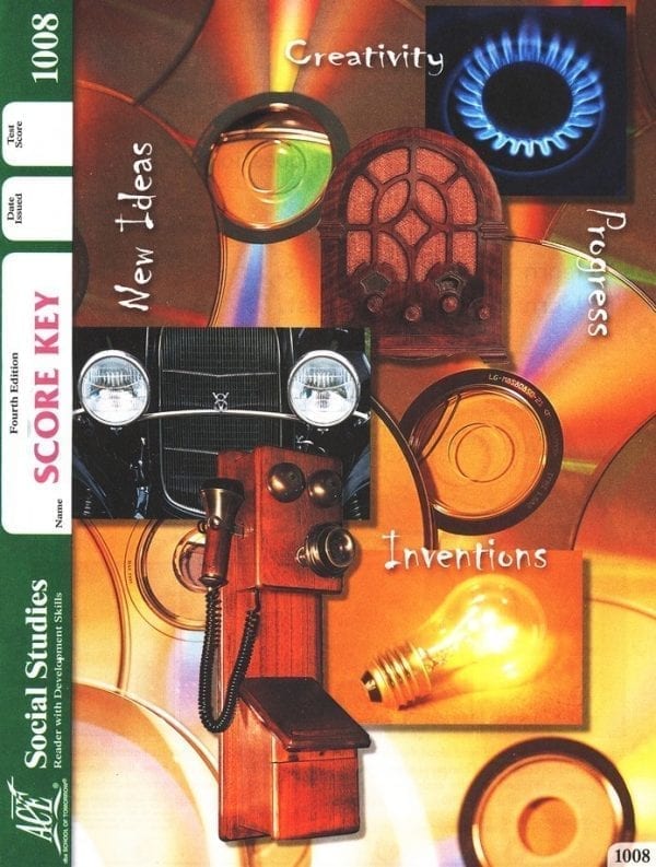 1st Grade Social Studies Answer Key 1008 by Accelerated Christian Education ACE