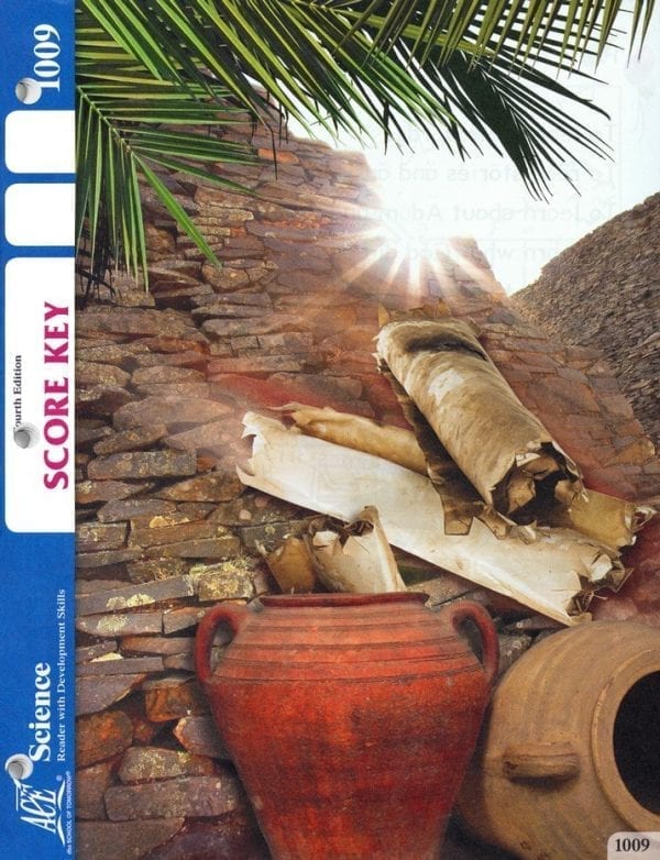 1st Grade Science Answer Key 1009 by Accelerated Christian Education ACE