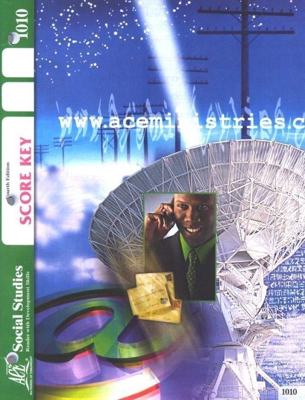 1st Grade Social Studies Answer Key 1010 by Accelerated Christian Education ACE