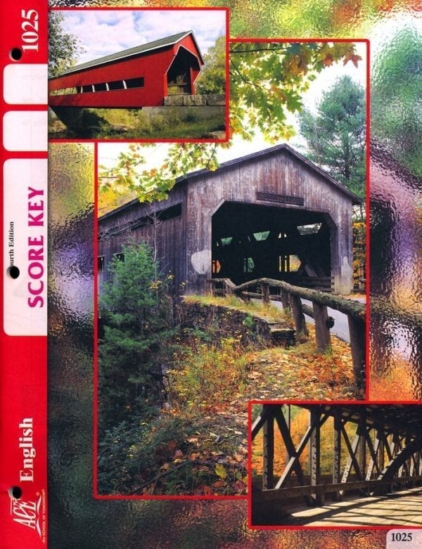 3rd Grade English Answer Key 1025 by Accelerated Christian Education ACE