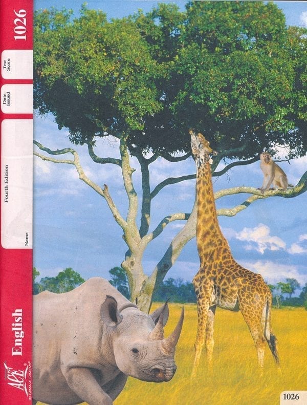 3rd Grade English Pace 1026 by Accelerated Christian Education ACE