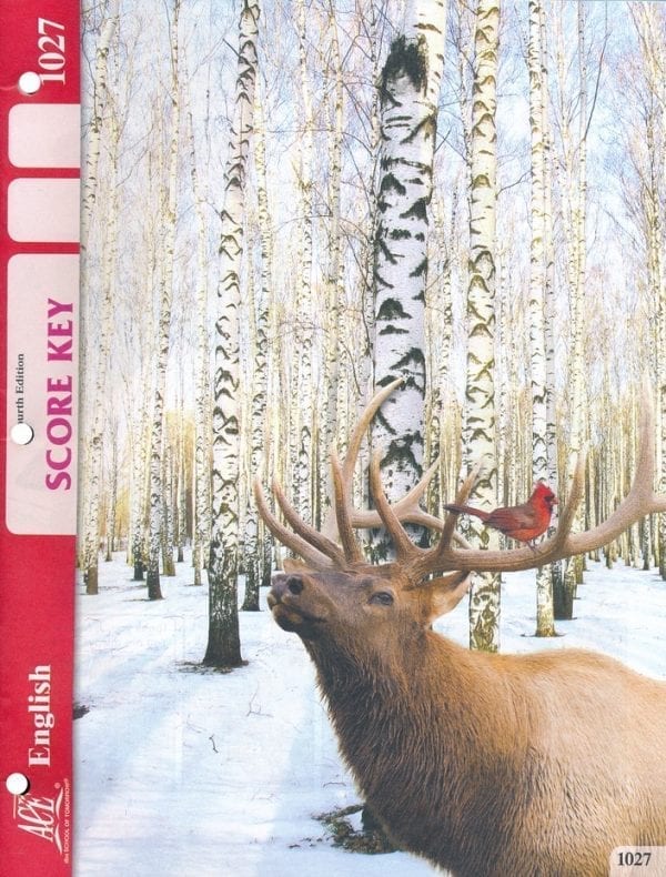 3rd Grade English Answer Key 1027 by Accelerated Christian Education ACE