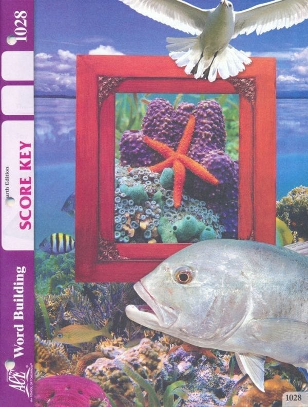 3rd Grade Word Building Answer Key 1028 by Accelerated Christian Education ACE