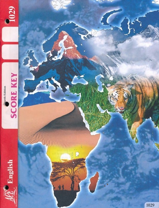 3rd Grade English Answer Key 1029 by Accelerated Christian Education ACE