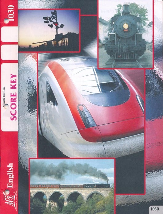 3rd Grade English Answer Key 1030 by Accelerated Christian Education ACE