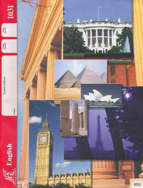 3rd Grade English Pace 1031 by Accelerated Christian Education ACE