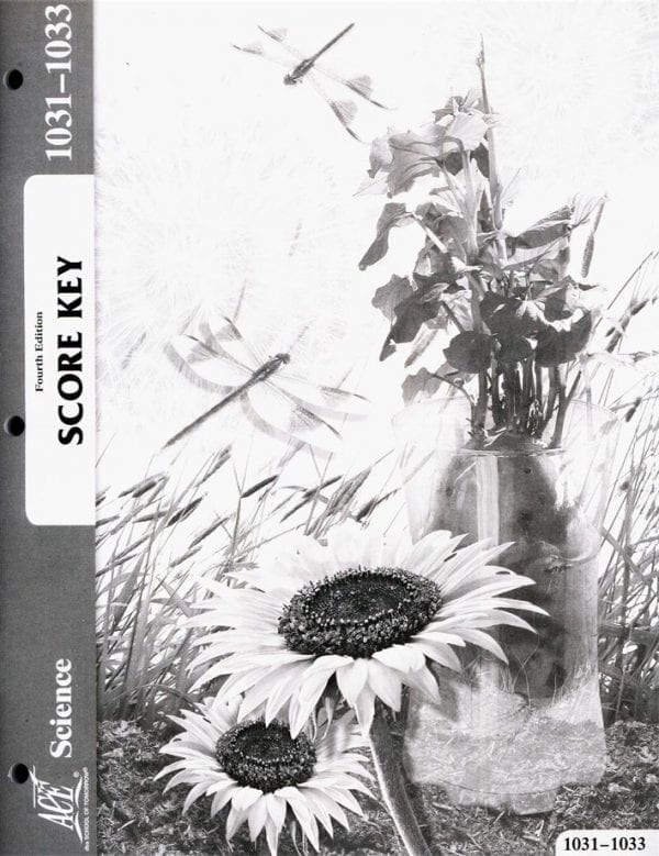 3rd Grade Science Answer Key 1031-1033 by Accelerated Christian Education ACE