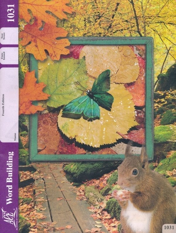 3rd Grade Word Building Pace 1031 by Accelerated Christian Education ACE
