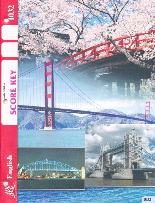 3rd Grade English Answer Key 1032 by Accelerated Christian Education ACE