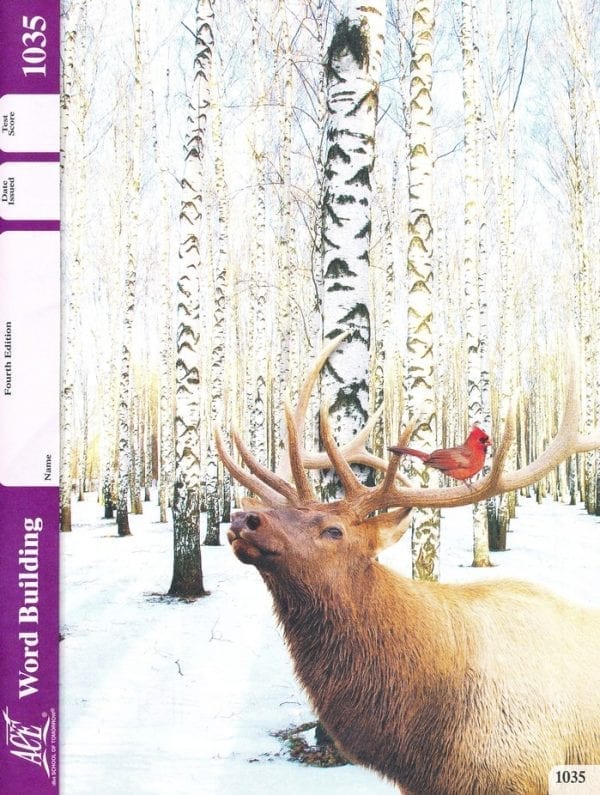 3rd Grade Word Building Pace 1035 by Accelerated Christian Education ACE