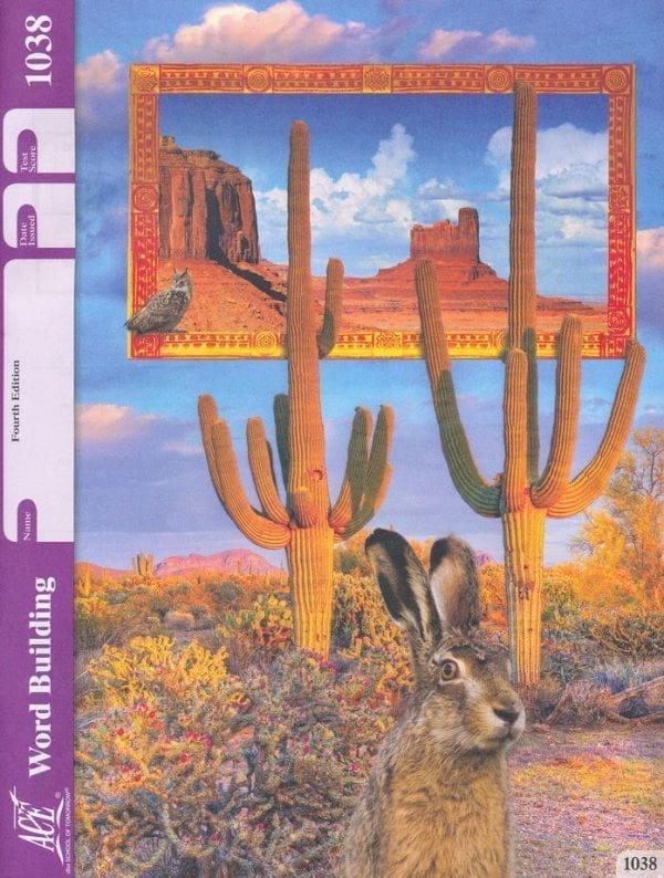 4th Grade Word Building Pace 1038 by Accelerated Christian Education ACE