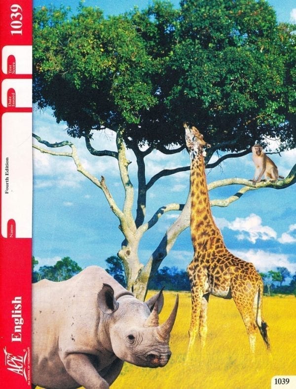 4th Grade English Pace 1039 by Accelerated Christian Education ACE
