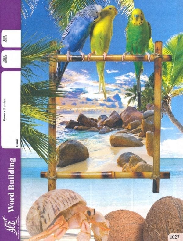 4th Grade Word Building Pace 1040 by Accelerated Christian Education ACE