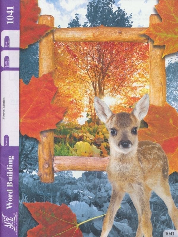 4th Grade Word Building Pace 1041 by Accelerated Christian Education ACE