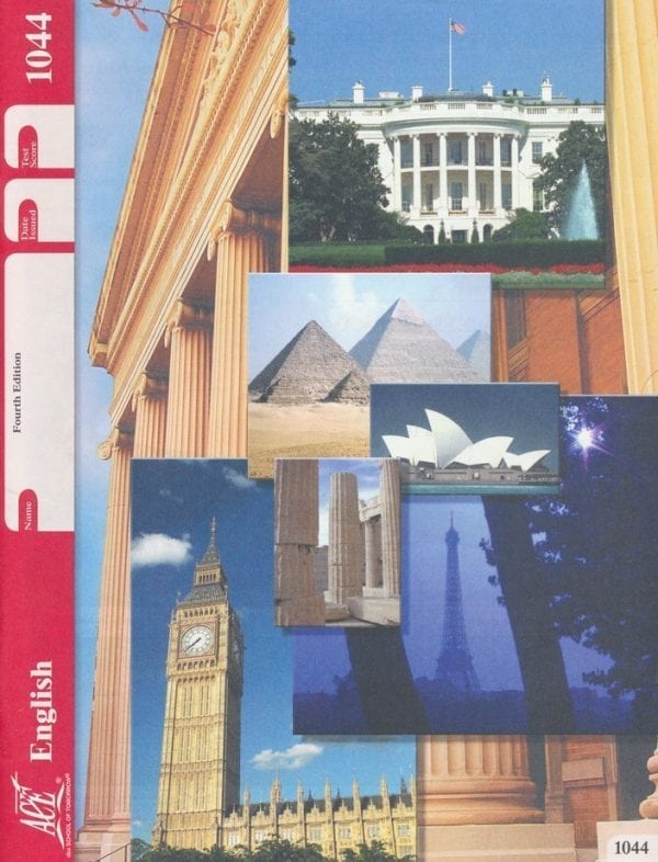 4th Grade English Pace 1044 by Accelerated Christian Education ACE