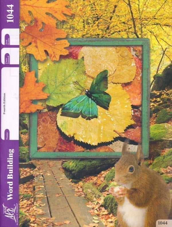 4th Grade Word Building Pace 1044 by Accelerated Christian Education ACE