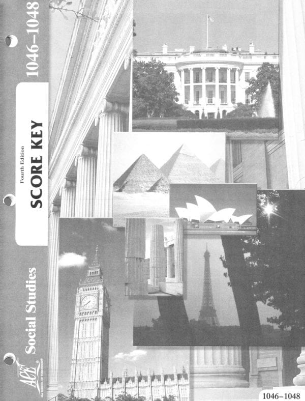4th Grade Social Studies Answer Key 1046-1048 by Accelerated Christian Education ACE