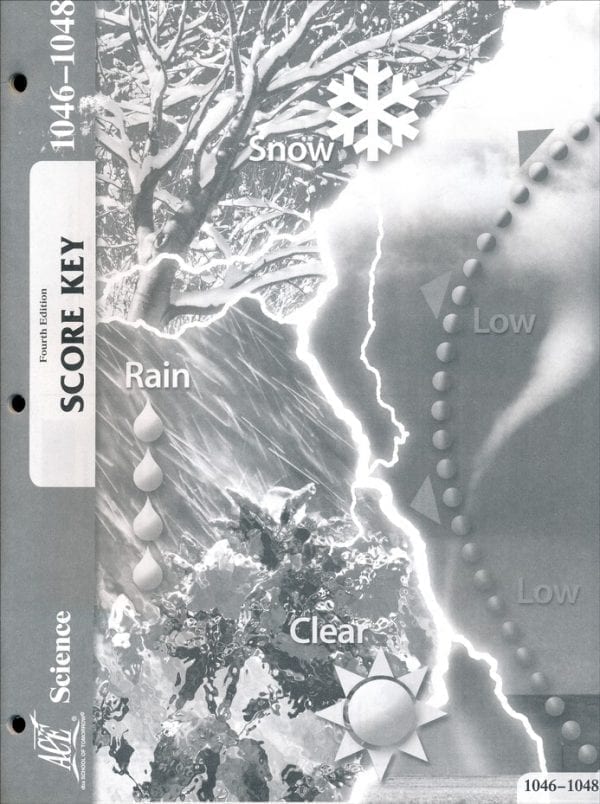 4th Grade Science Answer Key 1046-1048 by Accelerated Christian Education ACE