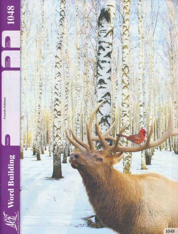 4th Grade Word Building Pace 1048 by Accelerated Christian Education ACE