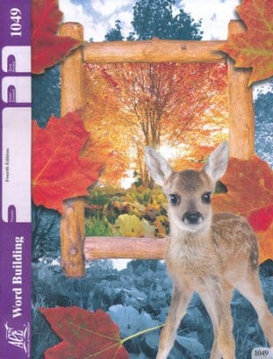 5th Grade Word Building Pace 1049 by Accelerated Christian Education ACE