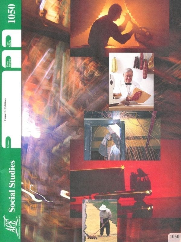 5th Grade Social Studies Pace 1050 by Accelerated Christian Education ACE