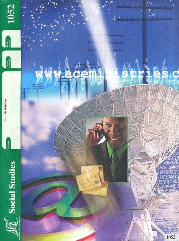5th Grade Social Studies Pace 1052 by Accelerated Christian Education ACE