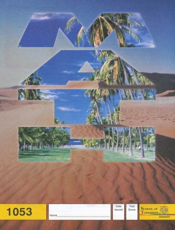 5th Grade Math Pace 1053 by Accelerated Christian Education ACE