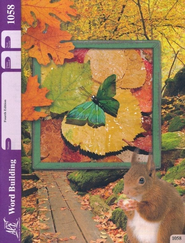 5th Grade Word Building Pace 1058 by Accelerated Christian Education ACE