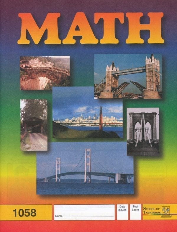 5th Grade Math Pace 1058 by Accelerated Christian Education ACE