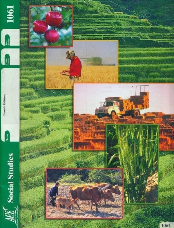 6th Grade Social Studies Pace 1061 by Accelerated Christian Education ACE