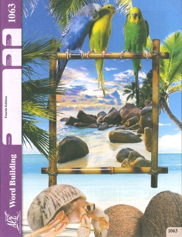 6th Grade Word Building Pace 1063 by Accelerated Christian Education ACE